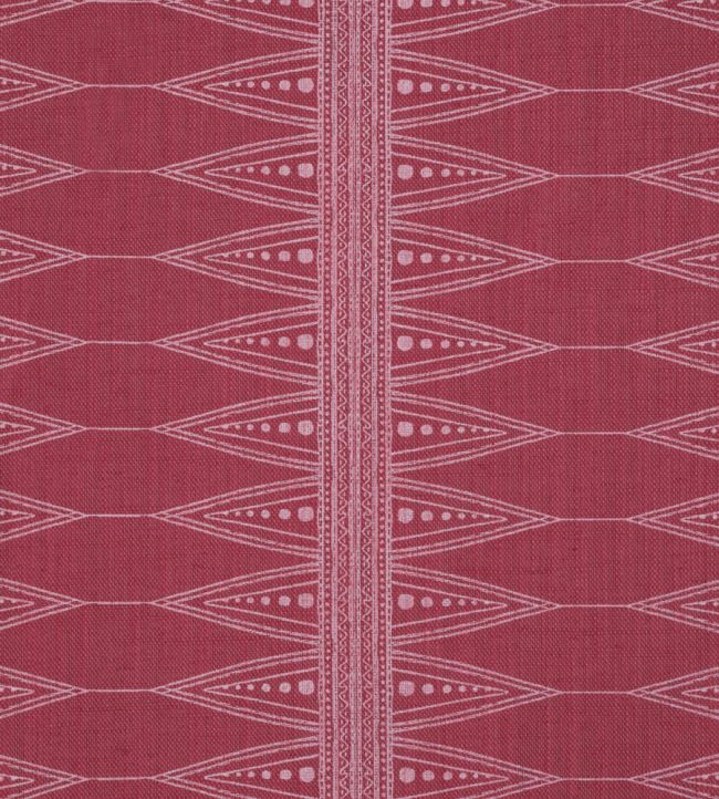 Indian Stripe Fabric - Snug Red - BGF050601 - Barneby Gates
