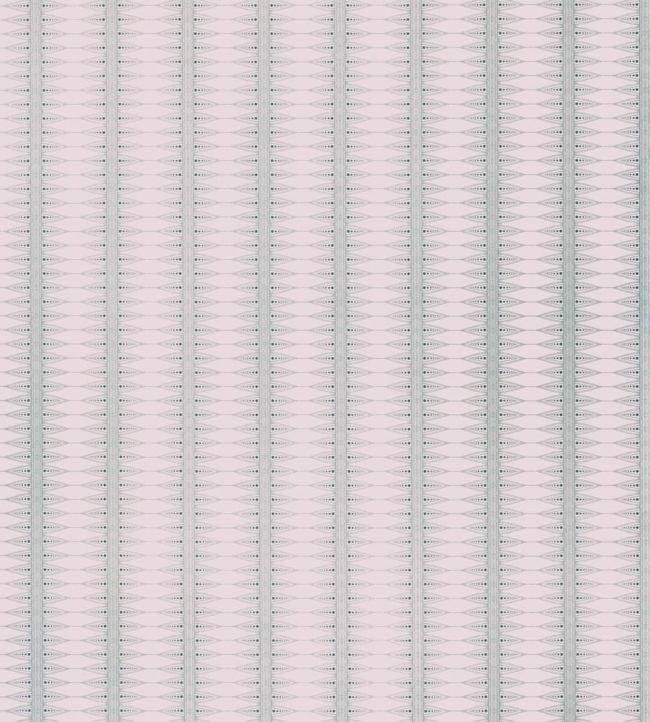 Indian Stripe Wallpaper - Pink / Teal - BG2200202 - Barneby Gates
