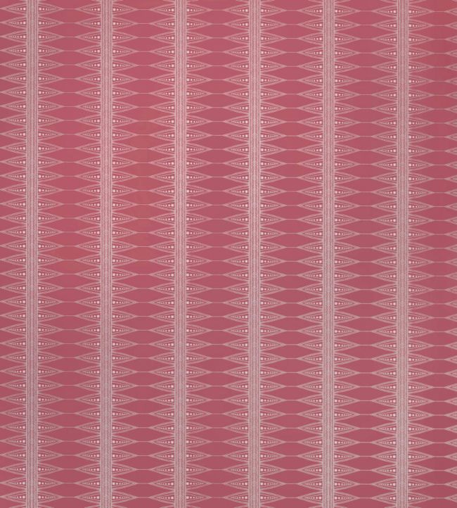 Indian Stripe Wallpaper - Snug Red - BG2200201 - Barneby Gates