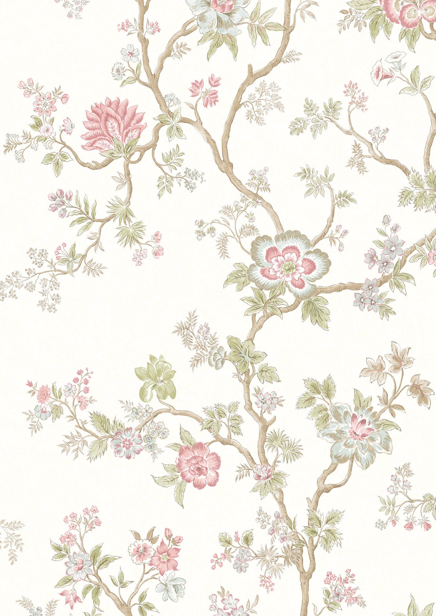 Lewis & Wood Indienne Wallpaper in Mallow – Lionheart Wallpaper