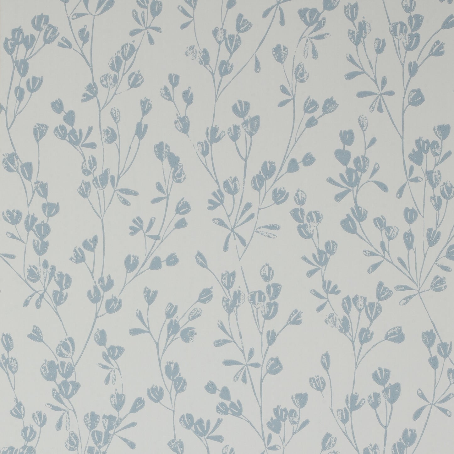 Ines Wallpaper - Cream/Blue - J178W-04 - Jane Churchill