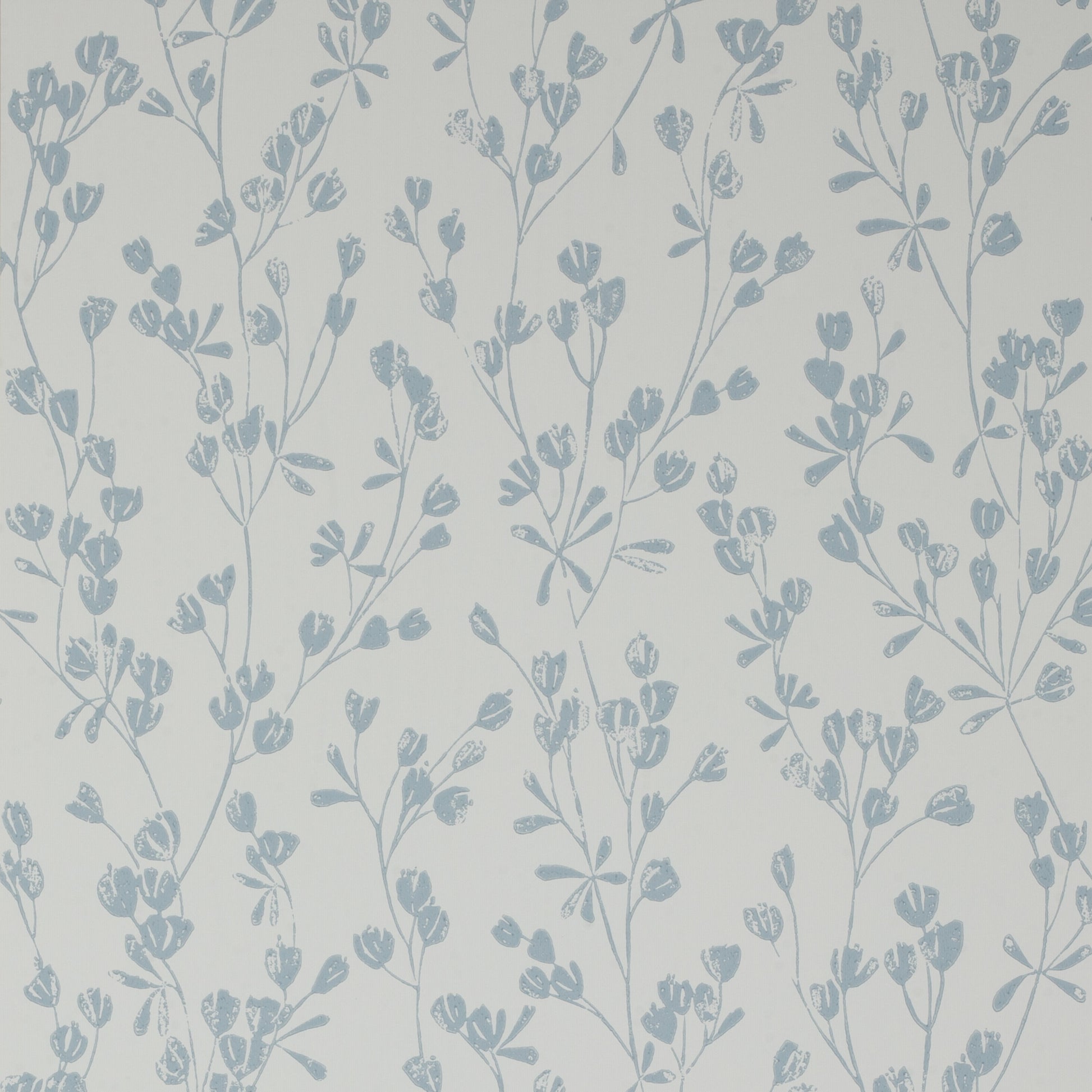 Ines Wallpaper - Cream/Blue - J178W-04 - Jane Churchill