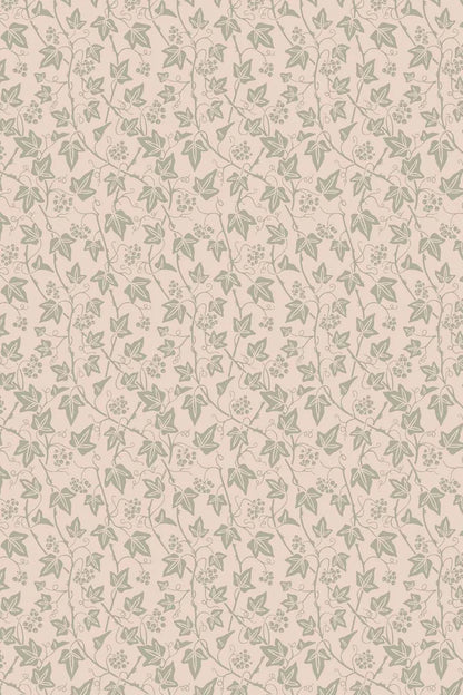 Ivy Wallpaper - Pink - 6101