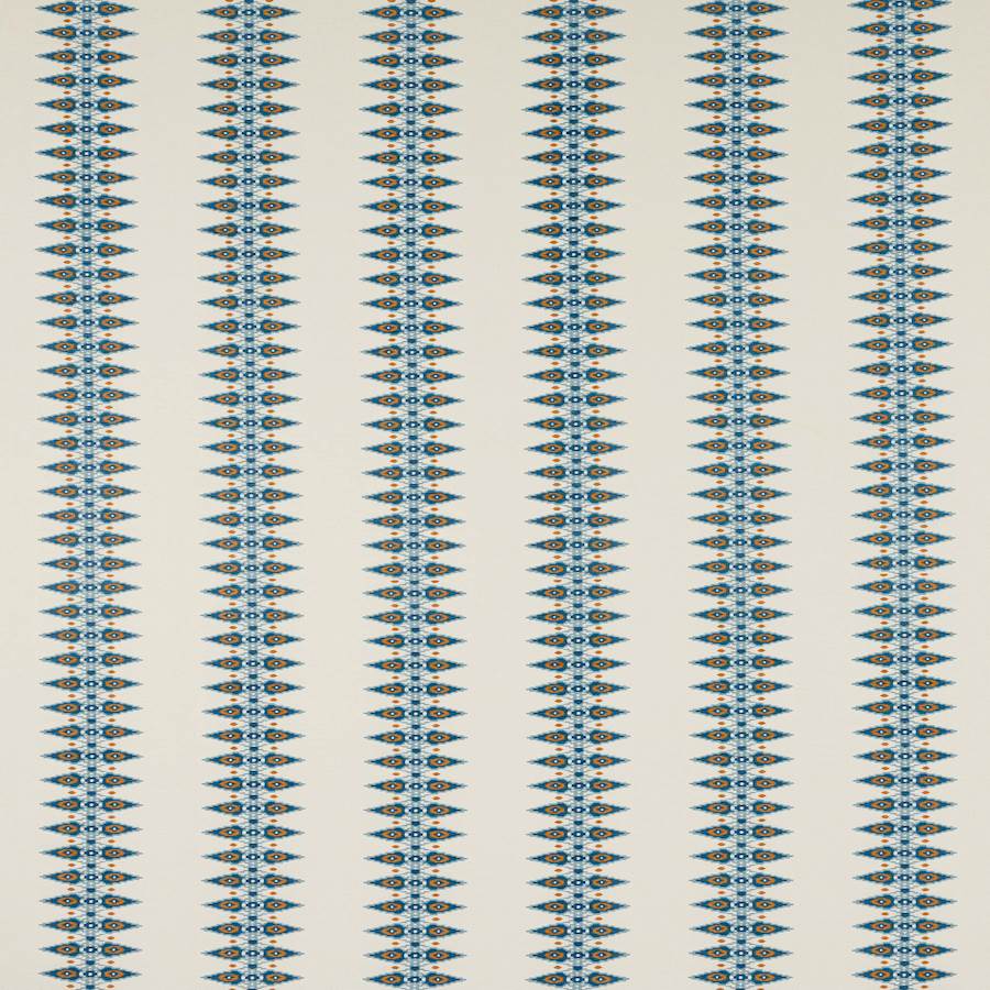 Priya Stripe Fabric - Blue - Jane Churchill