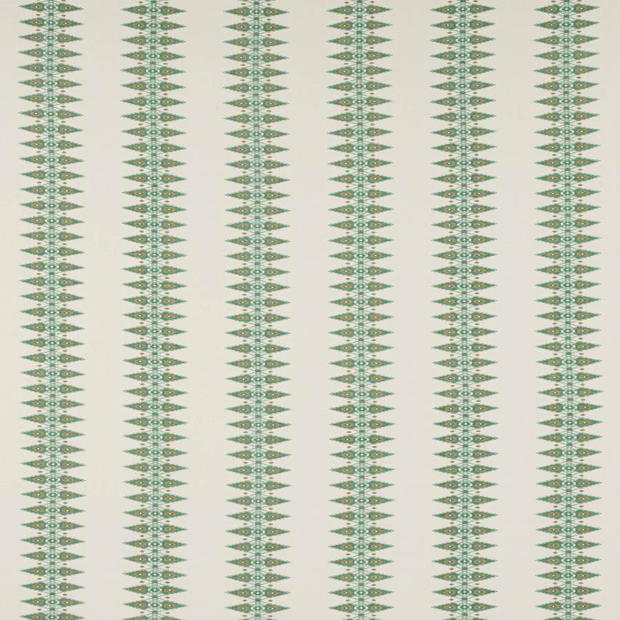 Priya Stripe Fabric - Teal - Jane Churchill