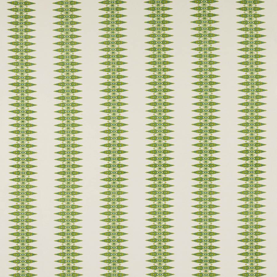 Priya Stripe Fabric - Green - Jane Churchill