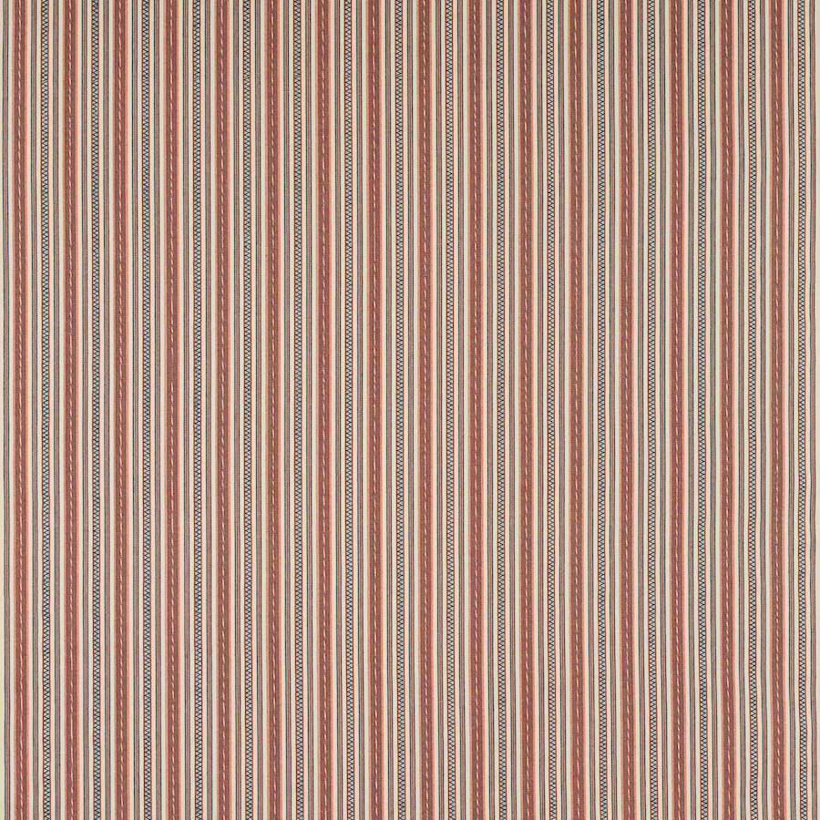 Ivo Stripe Fabric - Red - Jane Churchill