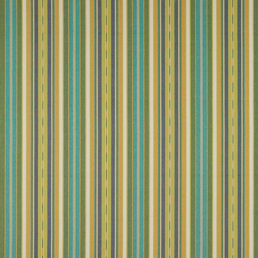 Harlie Stripe Fabric - Green - Jane Churchill