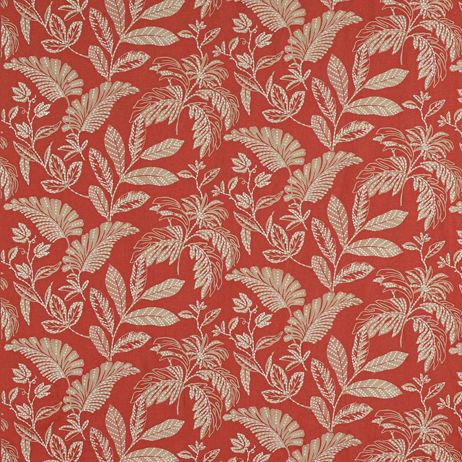 Nemus Fabric - Red - Jane Churchill