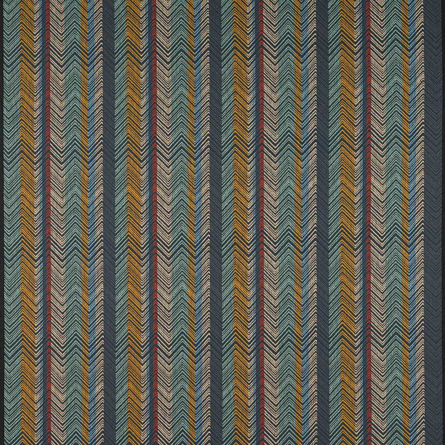 Medina Stripe Fabric - Blue - Jane Churchill