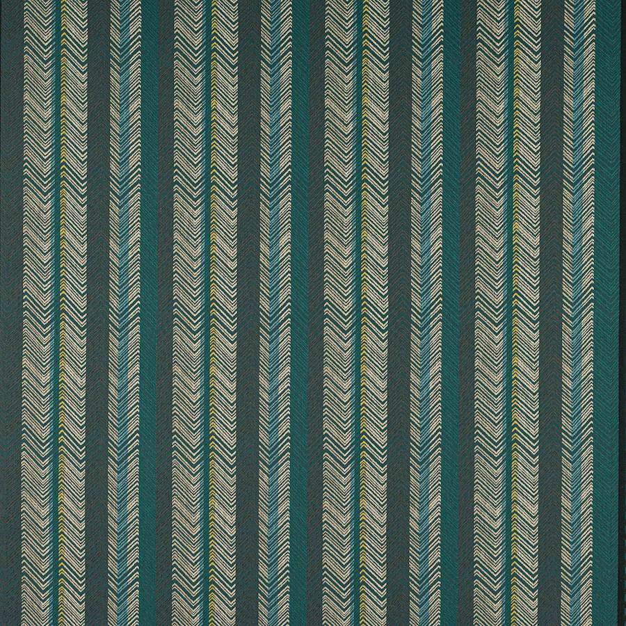 Medina Stripe Fabric - Teal - Jane Churchill