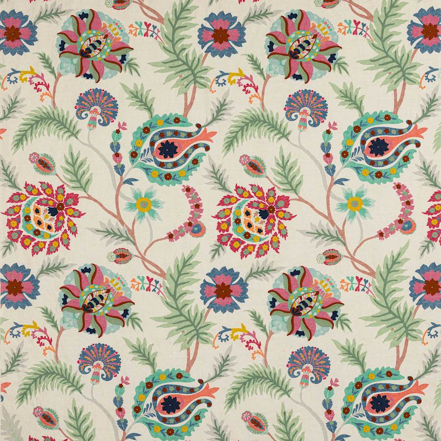 Bukhara Fabric - Multicolor - Jane Churchill