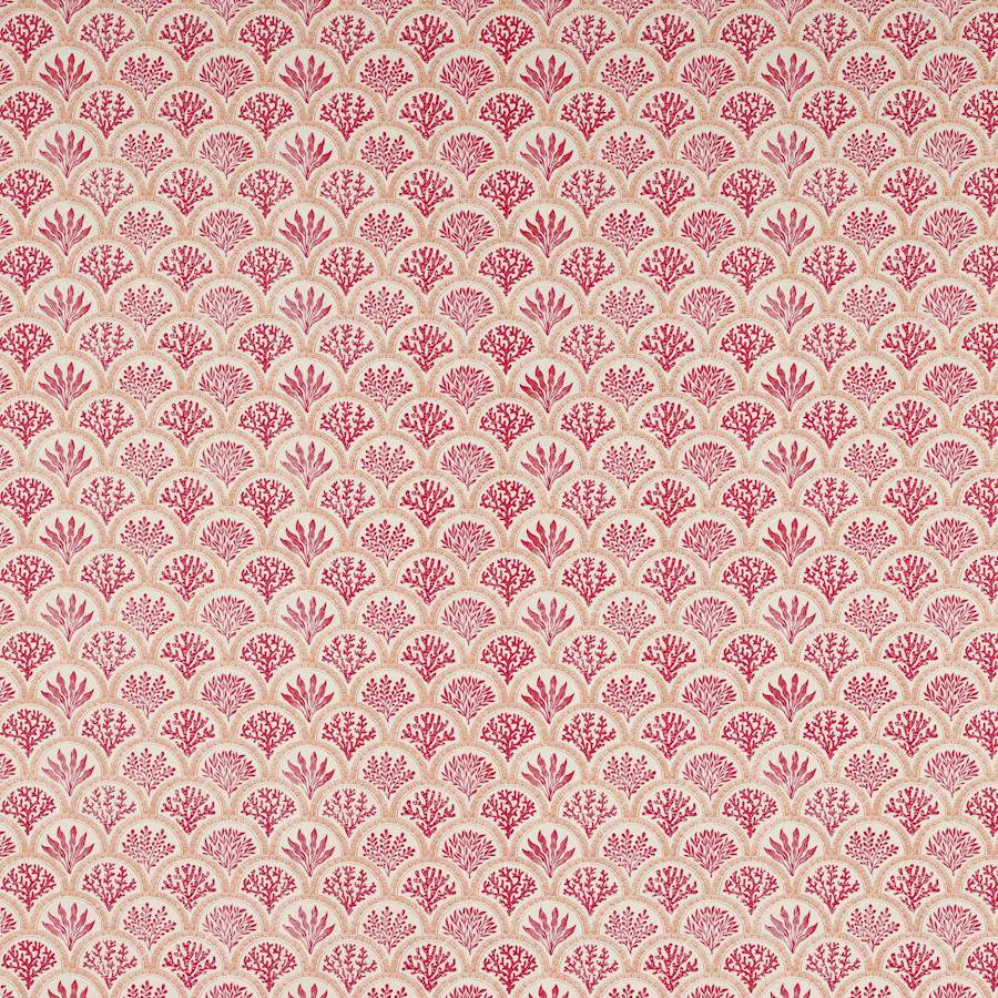 Coralli Fabric - Red - Jane Churchill