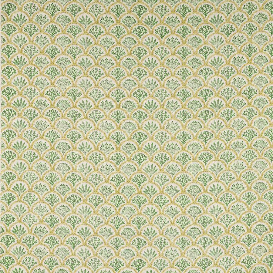 Coralli Fabric - Green - Jane Churchill
