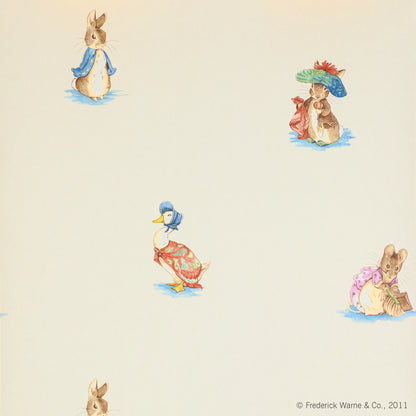 Beatrix Potter Wallpaper - Cream - Colefax & Fowler - Jane Churchill