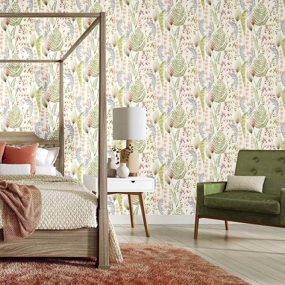 Summer Ferns Wallpaper