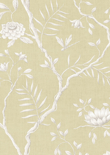 Jasper Peony Wallpaper - Mimosa