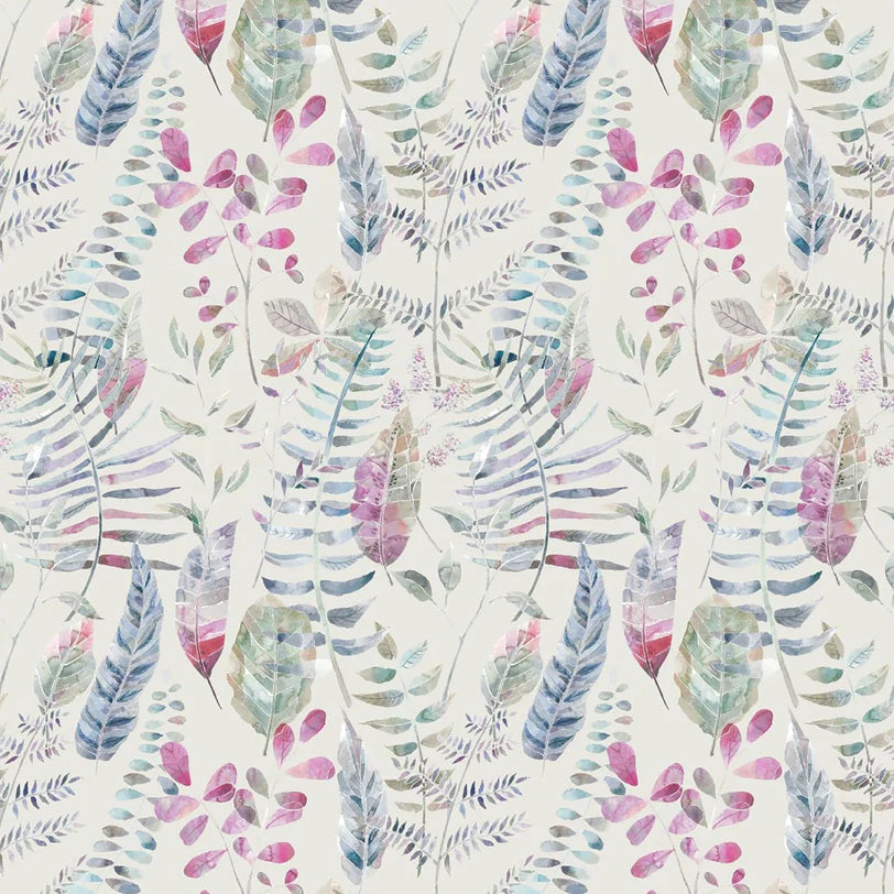 Kenton Loganberry Parchment Fabric