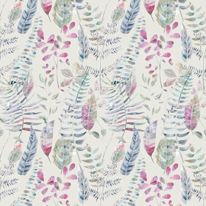 Kenton Loganberry Parchment Fabric