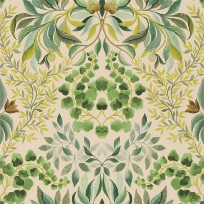 Karakusa Wallpaper - Emerald - PDG1157/04 - Designers Guild
