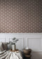 Kicki Wallpaper - Terracota - Summer Gray
