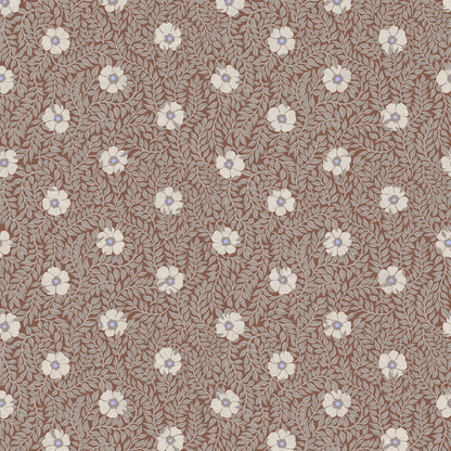 Kicki Wallpaper - Terracota - Summer Gray
