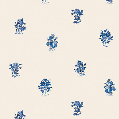 Kingdom Posey Wallpaper - Blue - 125529 - Cath Kidston