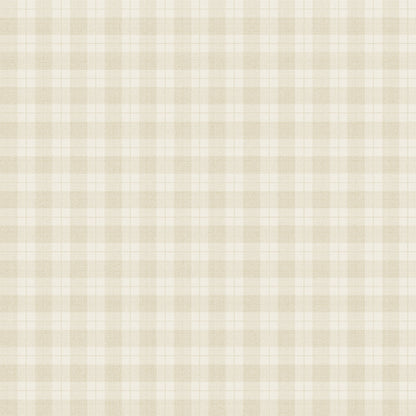 Kontroller Checks Wallpaper - Beige - Summer Gray
