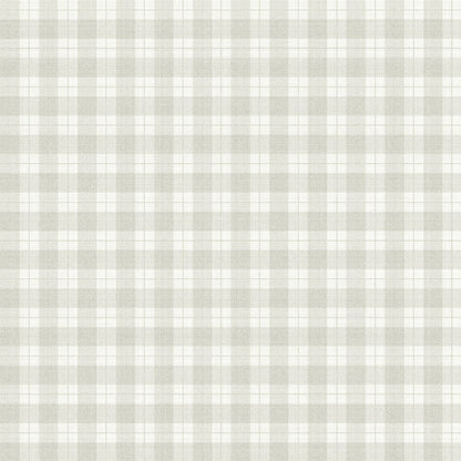 Kontroller Checks Wallpaper - Gray - Summer Gray
