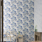 Kyoto Flower Wallpaper - Cobalt - PDG1158/05 - Designers Guild