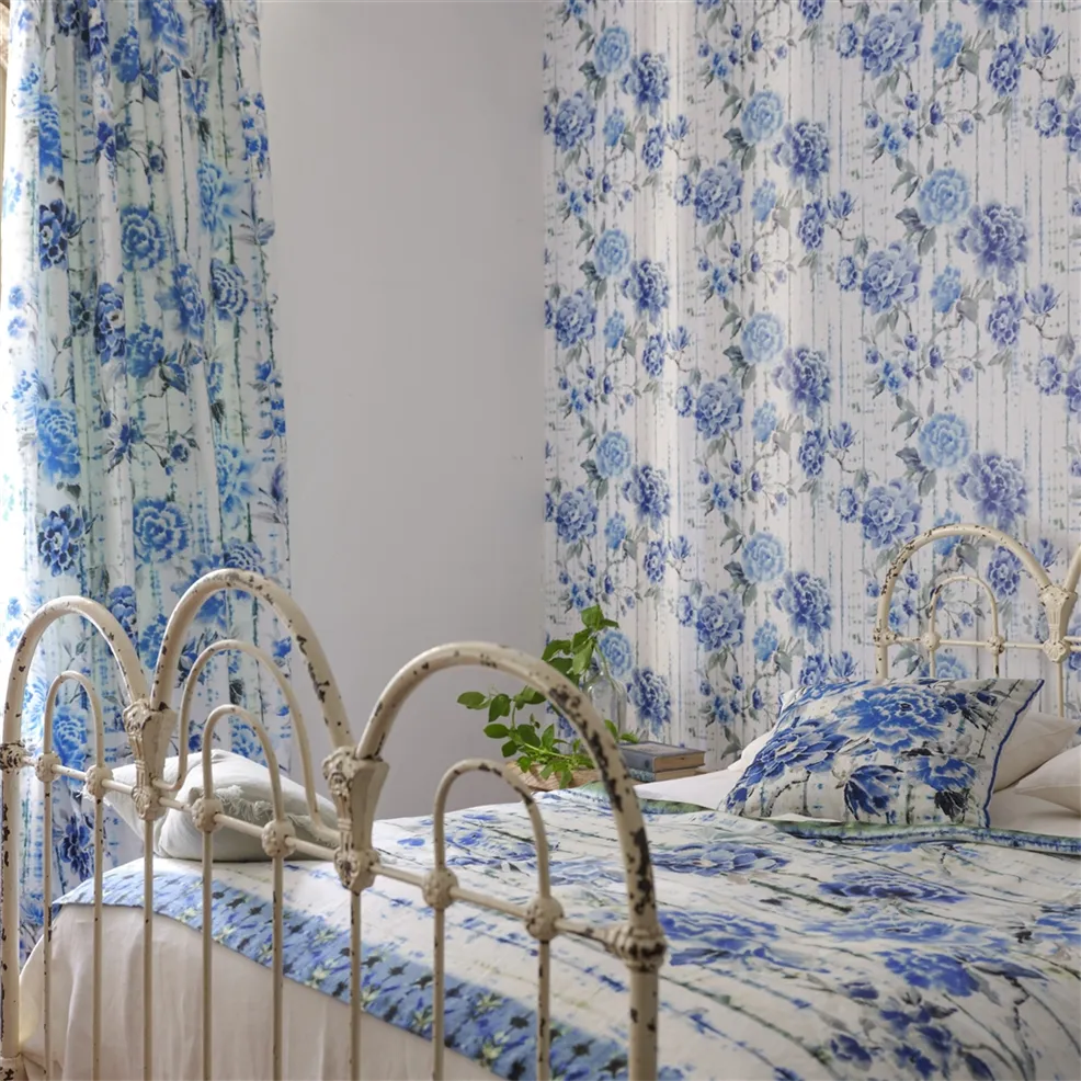 Kyoto Flower Wallpaper - Cobalt - PDG1158/05 - Designers Guild