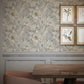 LAN100338 - Lily of the Manor Wallpaper - Vintage Grey - Lucie Annabel