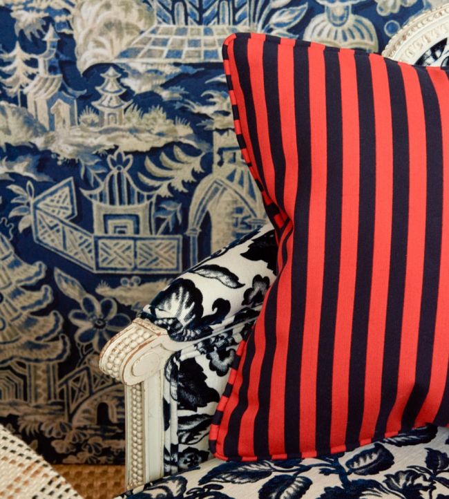 Benjamin Fabric - Red - Gaston y Daniela