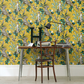 Cheetah Wallpaper - Mustard - The Graduate Collection
