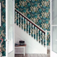 Cheetah Wallpaper - Teal - The Graduate Collection