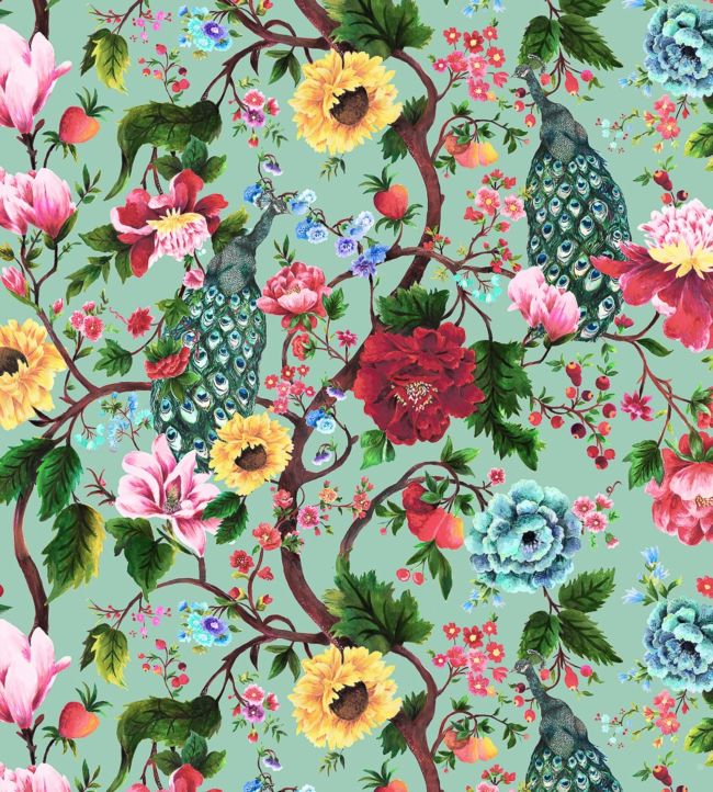 Llewellyn Fabric - Green