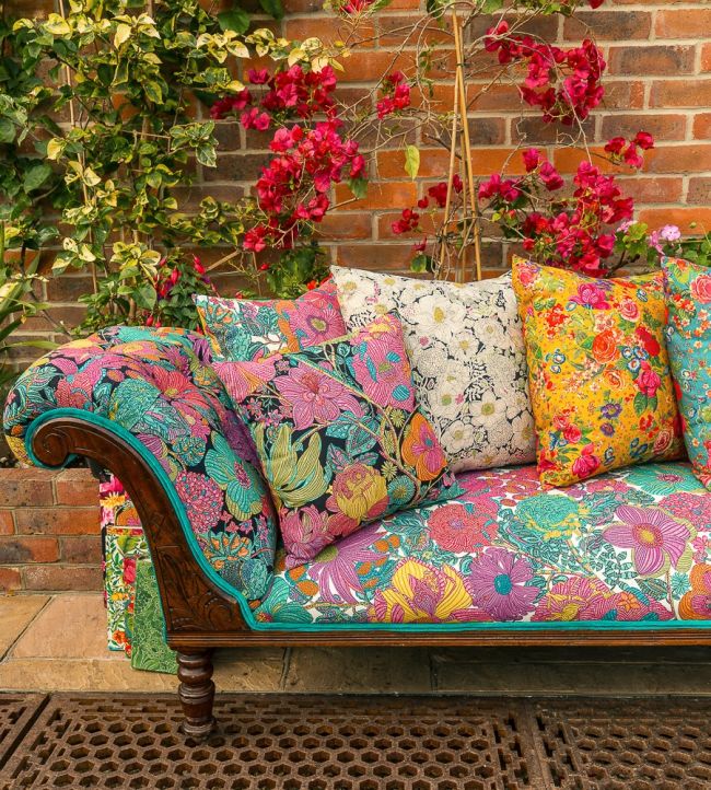 Mauve Room Fabric - Multicolor