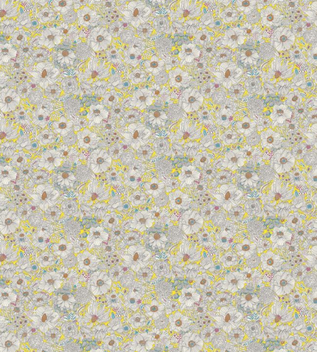 Xanthe Fabric - Yellow