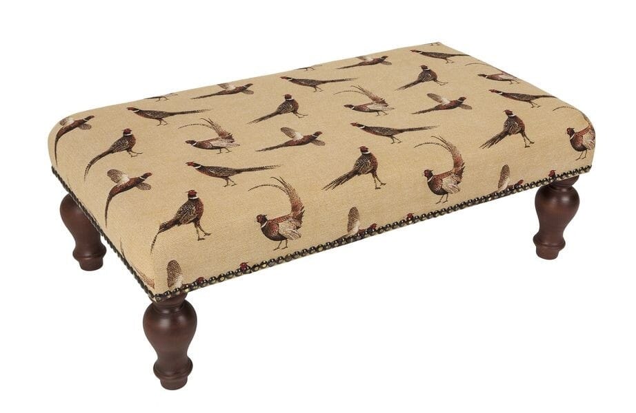 Country Pheasants Large Stool