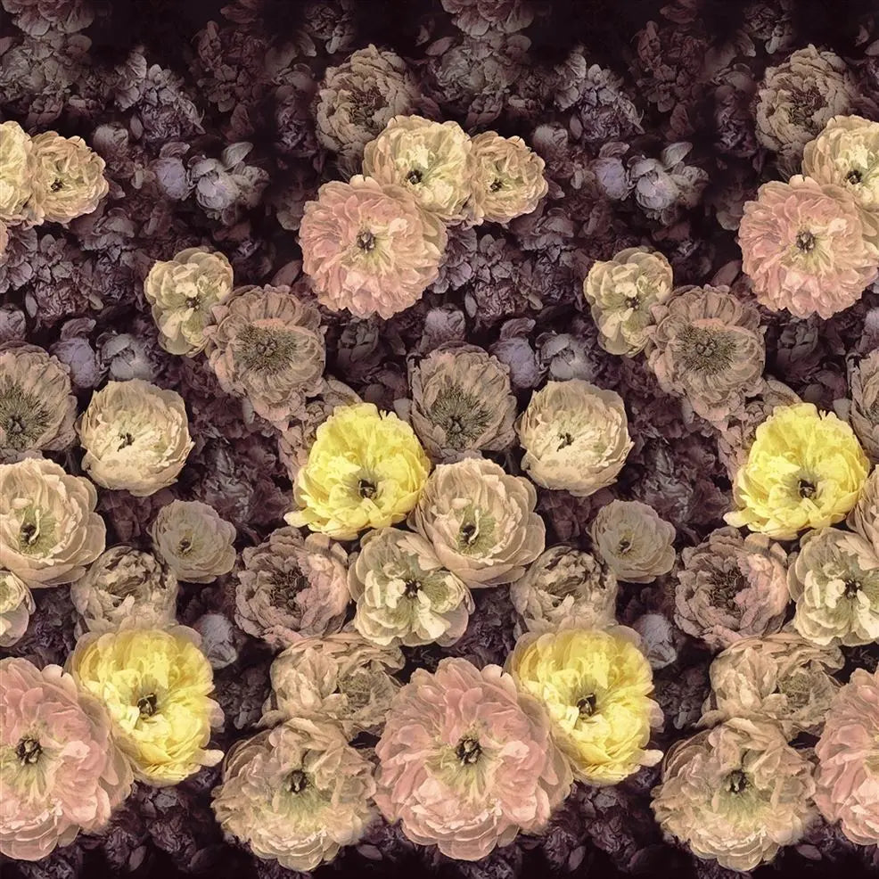 Le Poeme De Fleurs Wallpaper - Rosewood - PDG1107/01 - Designers Guild