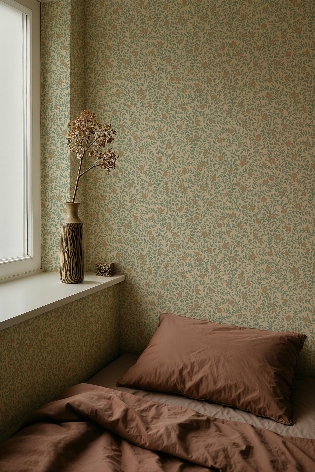Lief Wallpaper - Bronze - Summer Gray
