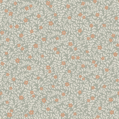 Lief Wallpaper - Misty Blue - Summer Gray
