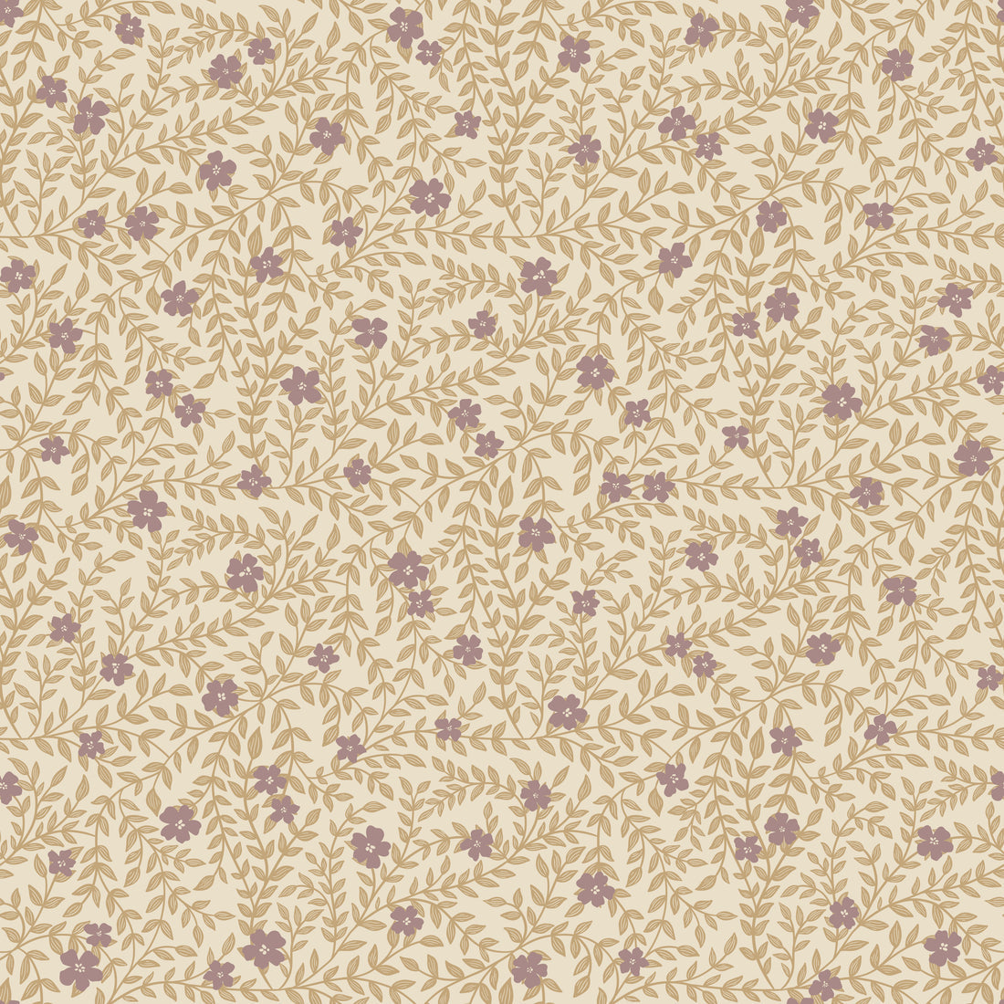 Lief Wallpaper - Violet - Summer Gray
