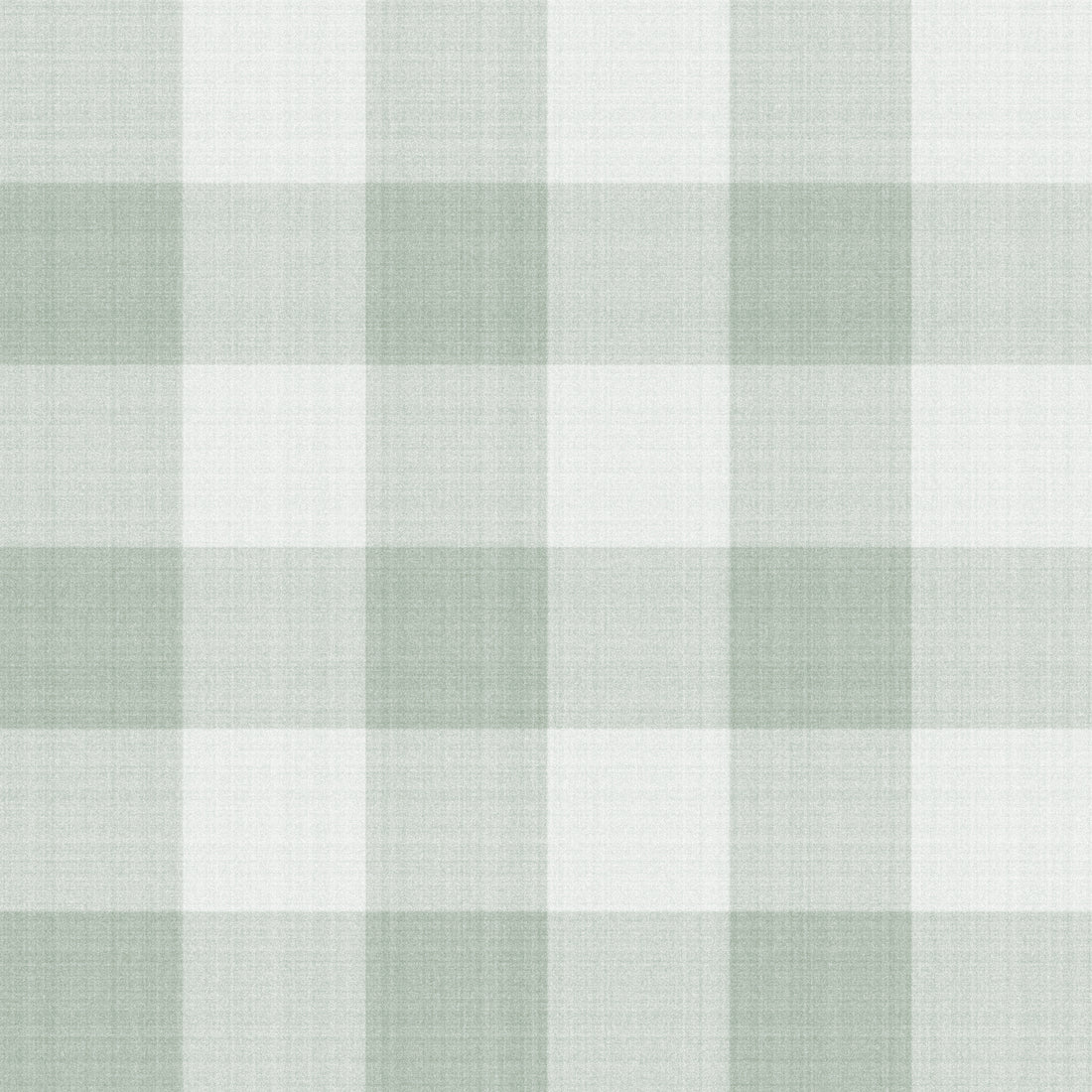Linen Checks Wallpaper - Green - Summer Gray
