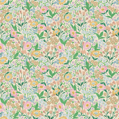 Lola, Petit Wallpaper - Fern - Summer Gray
