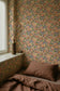Lola, Petit Wallpaper - Peach - Summer Gray
