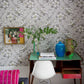 Lotus Flower Wallpaper - Slate - P571/03 - Designers Guild
