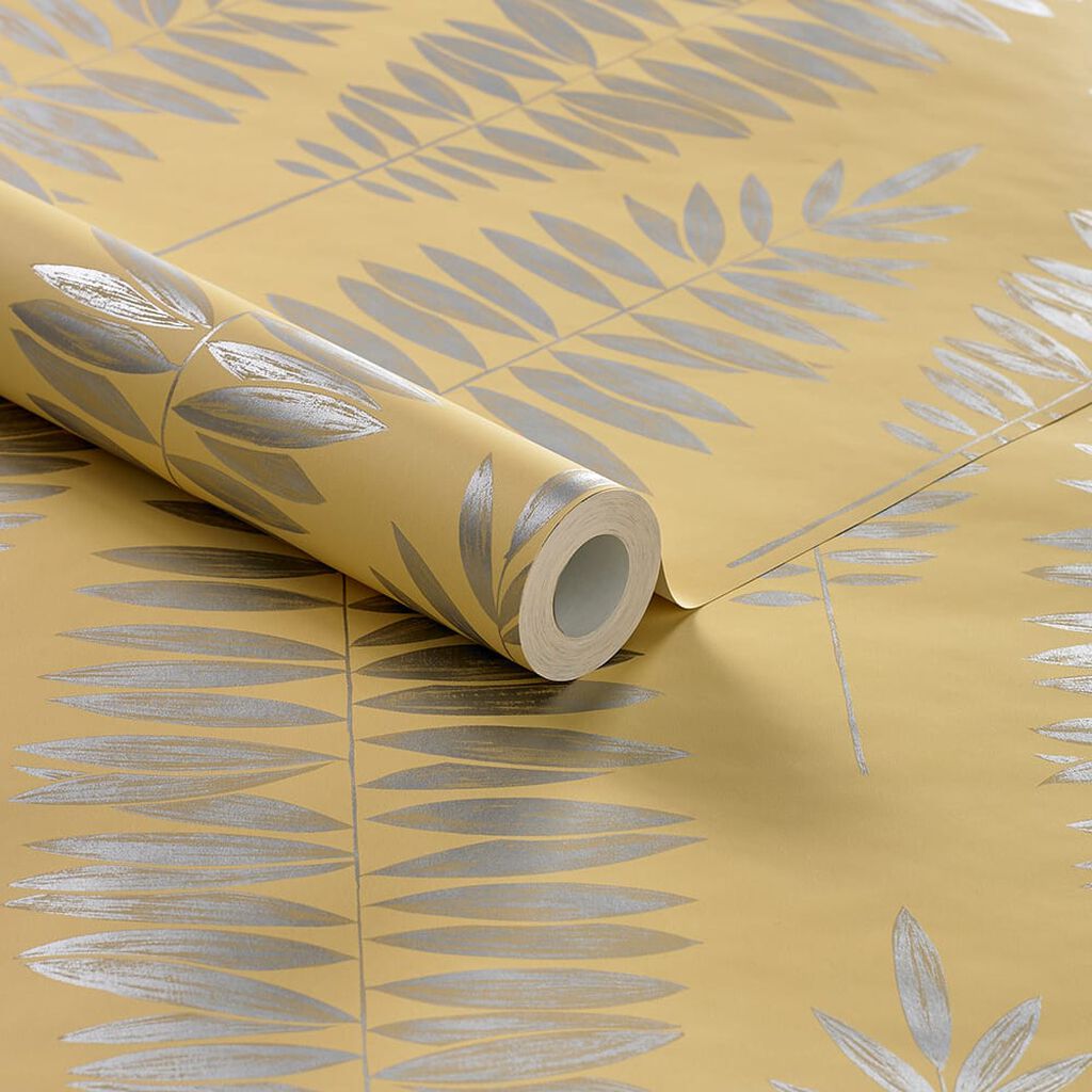 Lucia Wallpaper - Yellow - Boutique Luxury