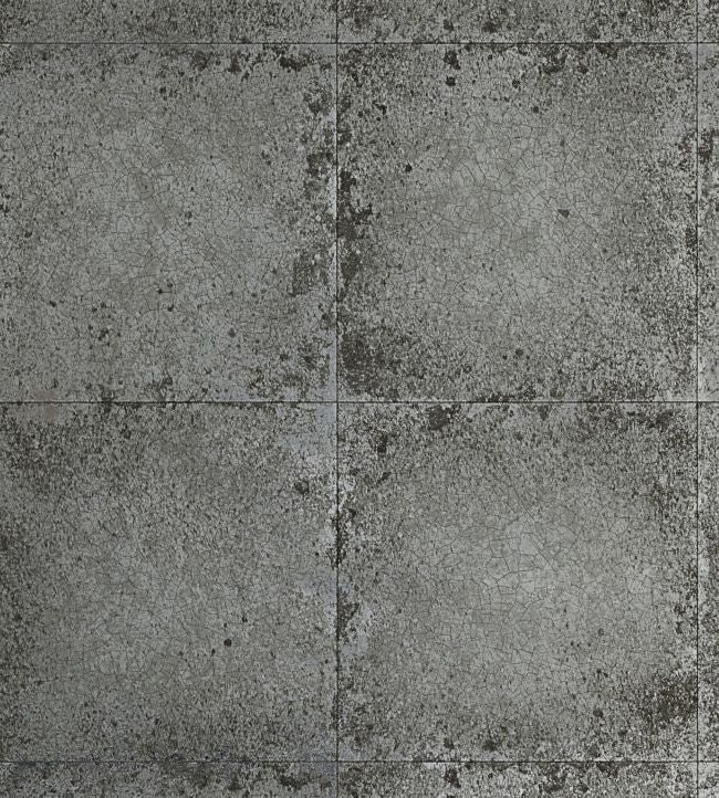 Lustre Tile Wallpaper - Pewter - ZTOT312830 - Zoffany