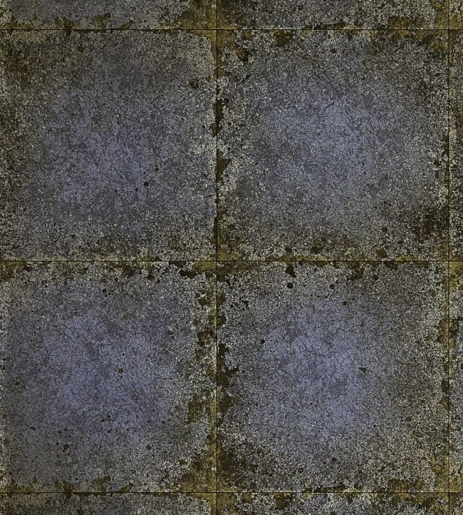 Lustre Tile Wallpaper - Sapphire - ZTOT312832 - Zoffany